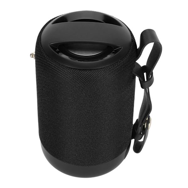 Bluetooth -högtalare Multifunktionell IPX5 Vattentät Stark bas Stereoljud Handsfree-samtal Bärbar trådlös högtalare för hemresefest Svart