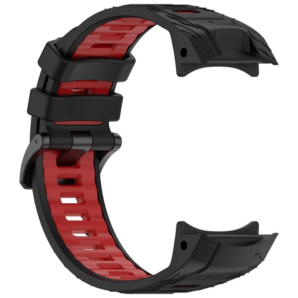 Garmin Instinct 3 Kaksivärinen silikonihihna Punainen Malli 2 Red 23