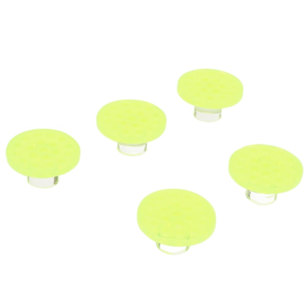 5 stk Korallfragmentplugger Fluorescerende Grønn Rund Form Akryl Korallfragment Holder Base for Akvarium Fiskeskål