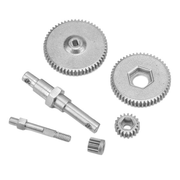 RC Vaihteiston Hammaspyöräsarja Hammaspyörä ja Akseli Ruostumaton teräs AXIAL SCX24 AXI90081 AXI00001 AXI00002 1/24 RC-autoon
