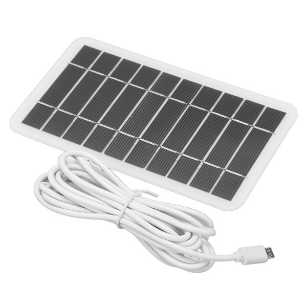 2W 5V Solpanel Oplader Bærbar USB Soloplader Polysilicium til Mobiltelefon Lav Effekt Elektriske Apparater