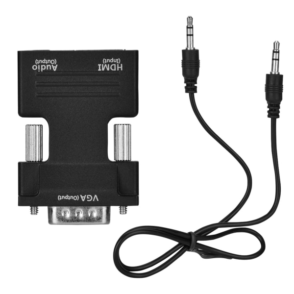 1080P HDMI Female til VGA Hanne med Audio Output Converter Adapter