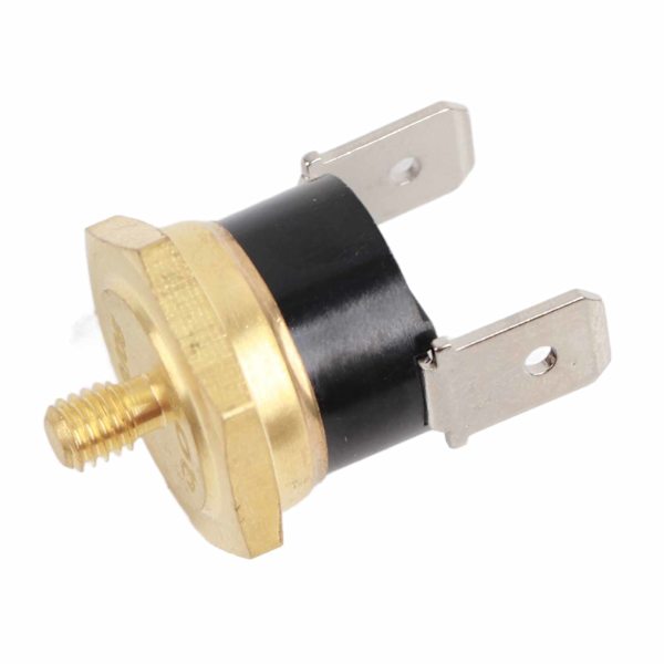 5 stk. KSD301 kobbertermostat bimetallisk normalt lukket M4 snap-disk temperatursensor 250V 80℃