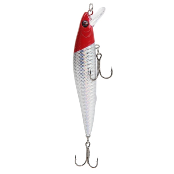 Simulation Hard Bait 15g Inshore Minnow Lure med 2 kroge til Long Shot saltvandsbådsfiskeri#3