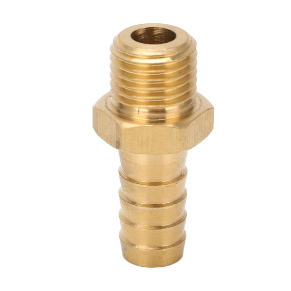 Messing Barb Forbinder Lige Slange Samler Fitting til Luft Brændstof Rør Gas Slange 7/16in M14x1.5