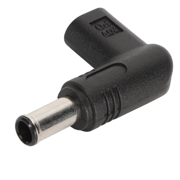 USB-C hunn til DC-adapter 6,5x1,4 mm 18,5 til 20V 18W til 100W PD hurtiglading 5A strøm USB-C hunn til DC hann-adapter