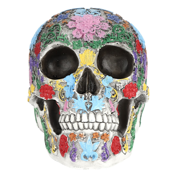 Resin Skull Model Craft Bar Ornaments Carved Skull Manual Artwork for Gift Art Collection