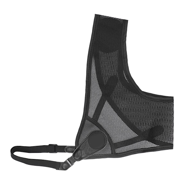Bue-Brystbeskytter Justerbar 3D Komposit Mesh PU Læder Åndbar Let Jagt Bue-Brystbeskytter L
