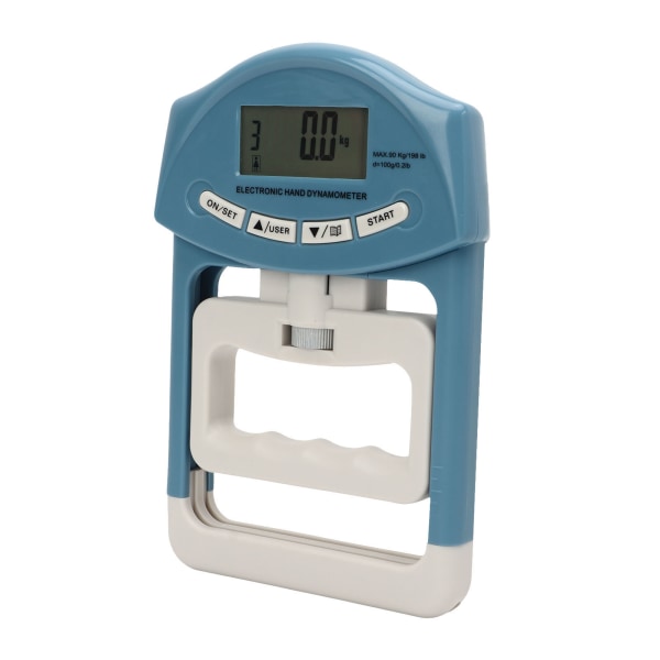 Digitaalinen käsidynamometrin kahvan vahvuuden mittausmittari, käsikahvan vahvuusmittari, sininen