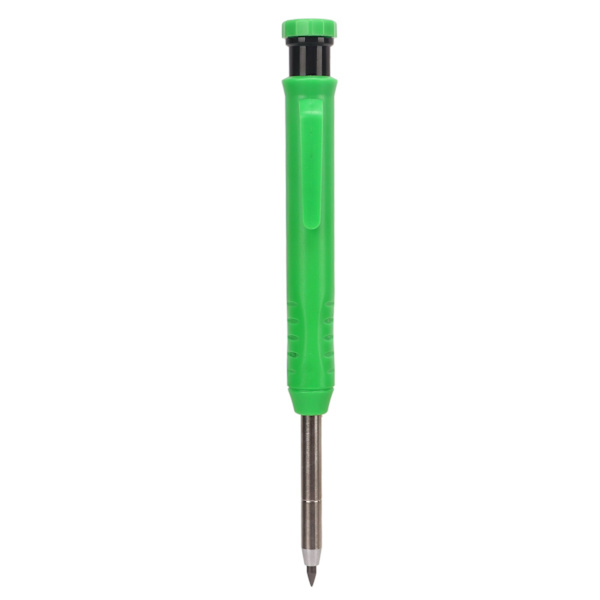 Solid Carpenter Pencil Kit Bärbar Inbyggd Vässare Träbearbetning Blyertspenna med Spårfria Kepsen för Designers