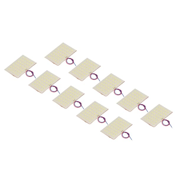 10 stk. SMD LED Lampe Pære Board Panel 5W 3.2V 3.7V til Søjle Plænelampe Elektron Komponent