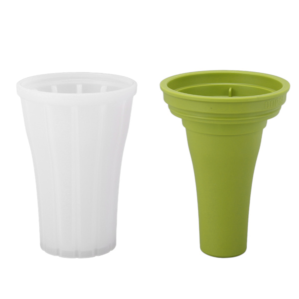 Slushie Maker Cup Quick Frozen 150ml Stor Kapacitet Drikkefremstilling med låg til sommer Grøn