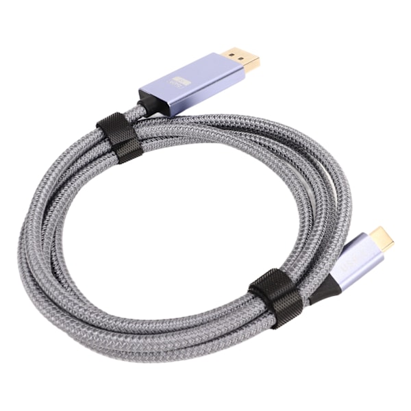 Type C - DP HD -kaapeli USB C - DisplayPort 1.4 -kaapeli kannettavalle puhelimen näytölle samalla näytöllä DP - Typec -linjaan 1,5 m / 4,9 jalkaa