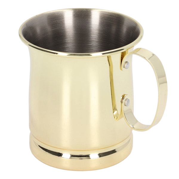 400 ml rustfrit cocktailkrus i rustfrit stål til barudstyr til hjemmet, kontor, skole, bar, guld