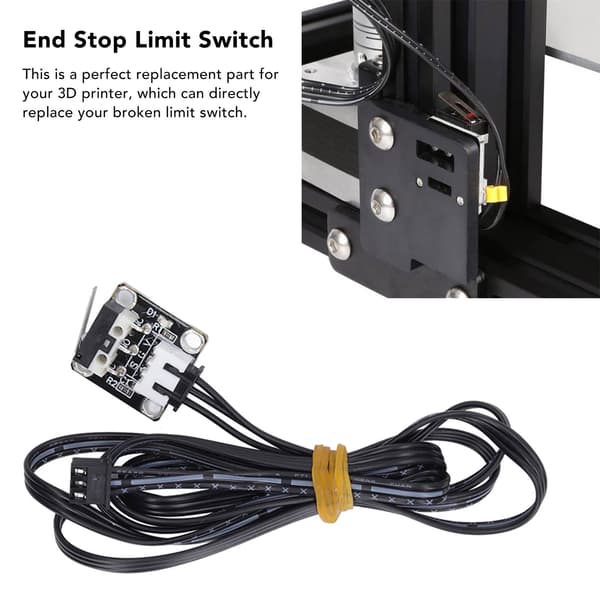 Flammehemmende 3-Pin Endestopp Brytermodul for Ender 3D-skriver (5 stk)