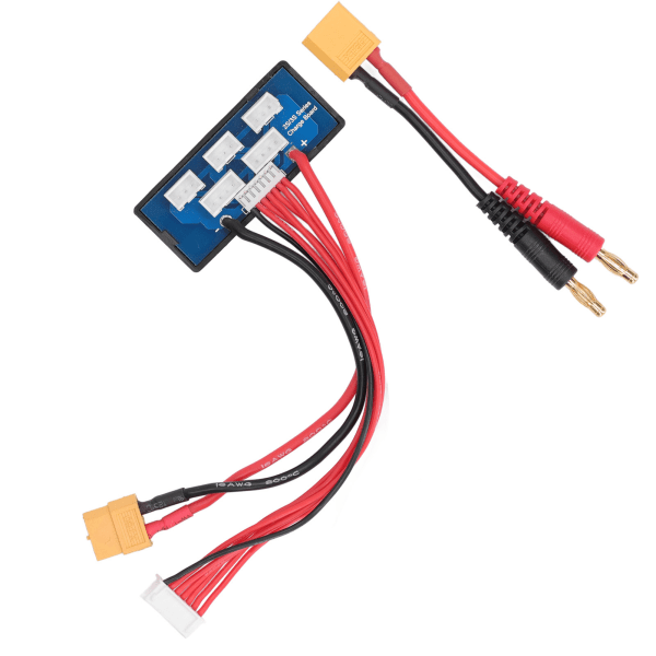Parallel opladningstavle XT60 banan 2S 3S batteri balanceoplader udvidelsesadapter