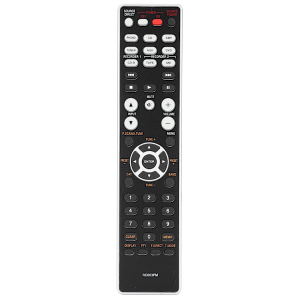 RC003PM Fjernbetjening Audio Video Forstærker Udskiftningsfjernbetjening til PM6003 PM7003