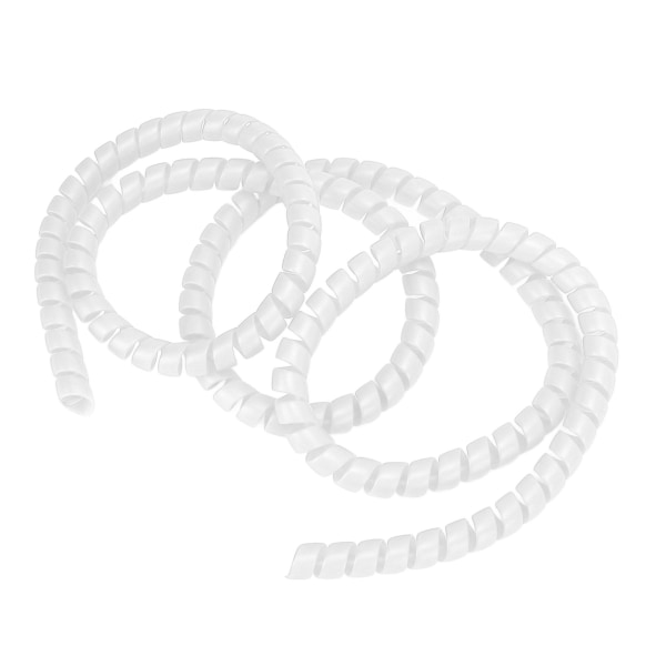 Scooter Universal Spiral Kabel Wire Wrap Plast Spiral Brake Line Wrap til M365 Pro Electric Scoooter White