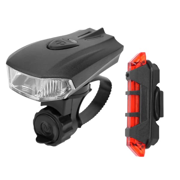 Sykkellys Baklys Sett USB-lading Advarsel Intelligent Sensorlys Sykling