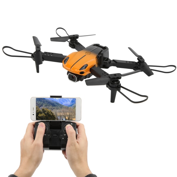 KY907 Tresidet Drone Mini Foldbar RC Drone med 4K HD-kamera RC Quadcopter Plane ToyOrange