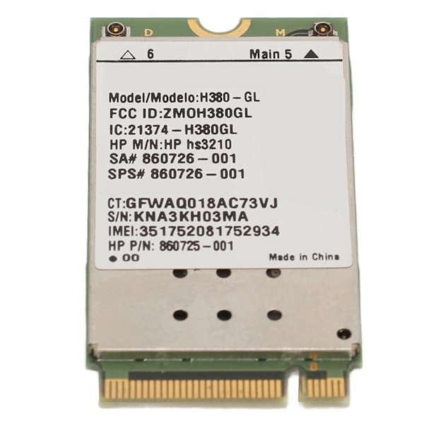 H380 GL HSPA+ M.2 mobilmodul til HP til ZBook 17 15 15u til EliteBook 840 820 G4 G3 til HP Hs3210