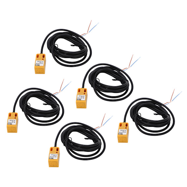 5PCS Induktiv närhetssensor NPN IP65 ABS-hölje Högfrekvens närhetssensorbrytare DC10‑30V