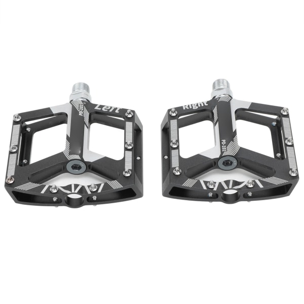 2 STK Universal Mountain Bike Pedal Udskiftning skridsikker CNC aluminiumslegering lejepedaler Sort