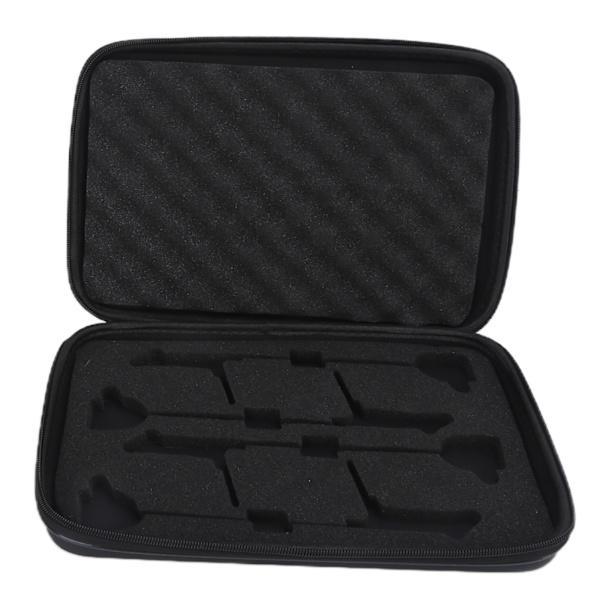 Fiske Bite Alarm Hanger Set LED Belyst Indikator Karpfiske Utrustning i Fodral med Dragkedja