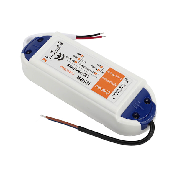 LED-strömadapter 0,62A AC90‑240V till DC12V LED-transformatoradapter LED-drivrutin för hembelysning 4A 48W
