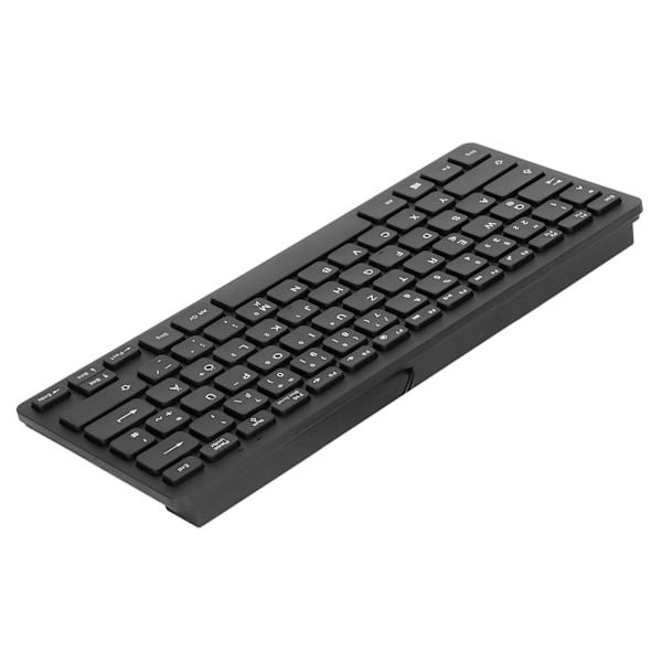 Ergonomisk Ultratynn Mini Tastatur for Datamaskiner, Slitesterk Ledningsbasert 78-Tasters Mekanisk Tastatur for PC-Bærbare (Tysk)
