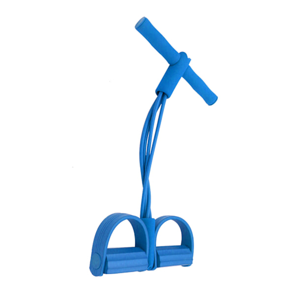 Pedal Resistance Band Multifunktionellt Spännrep Sit Up Dragrep Sit Up Träningsutrustning för Hemmabruk Resor Blå