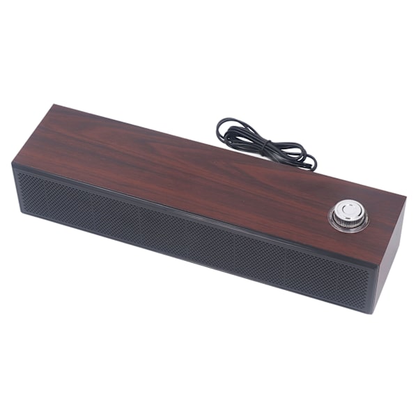 Trädatorhögtalare Desktop Soundbar HiFi Stereoljud AUX i trådbunden USB driven Soundbar för PC Laptop Surfplattor Monitor