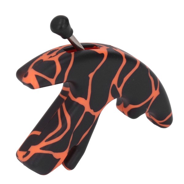 Thumb Bow Release 3 Finger Sensitive Comfortable Grip Thumb Bow Release för Outdoor Archery Orange