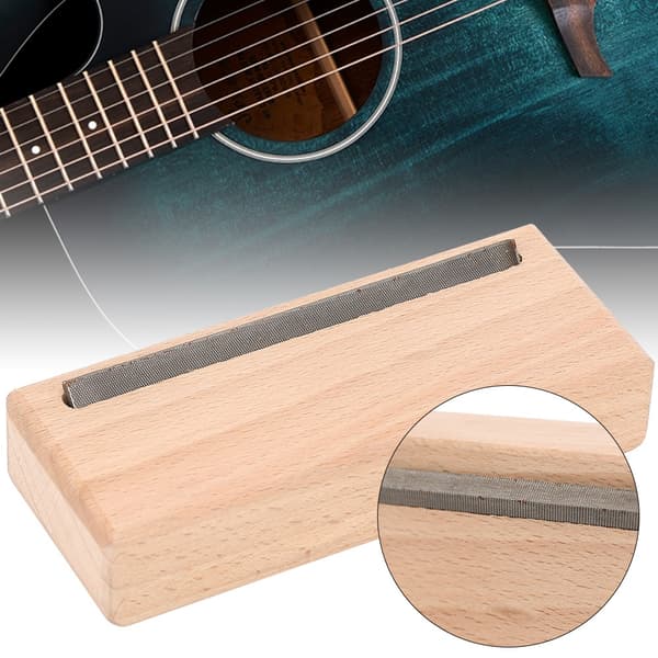 45 graders gitarrbandfasfil Gitarrreparationsverktyg Luthier underhållsverktyg