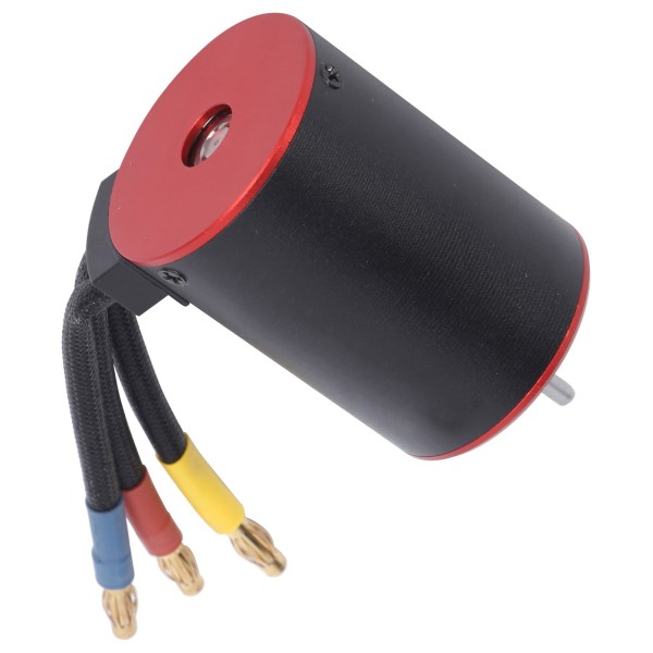RC 3650 2300KV 4-polet vandtæt børsteløs motor med 4 mm bananstik til 1/10 RC bil opgraderingsdele