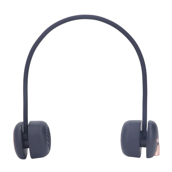 Bluetooth högtalare med hängande hals Trådlös fashionabel bärbar lätt minihögtalare med LED-ljus för utomhusbläck blå