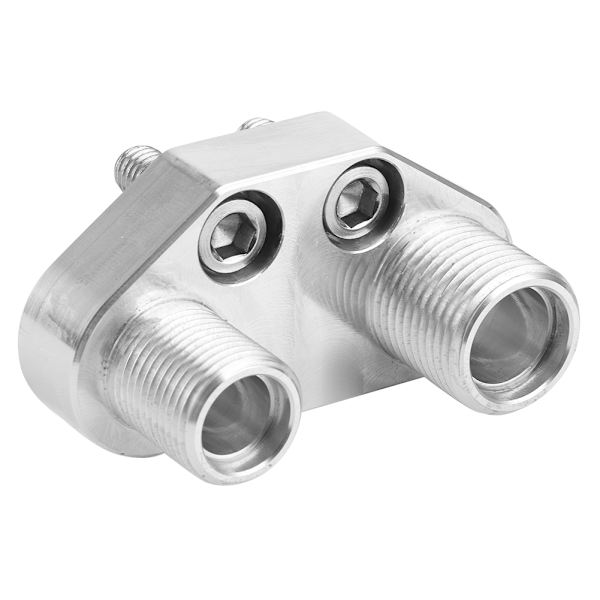 AC Kompressor Adapter Fitting Poleret Finish Passer til Sanden SD7B10 7176