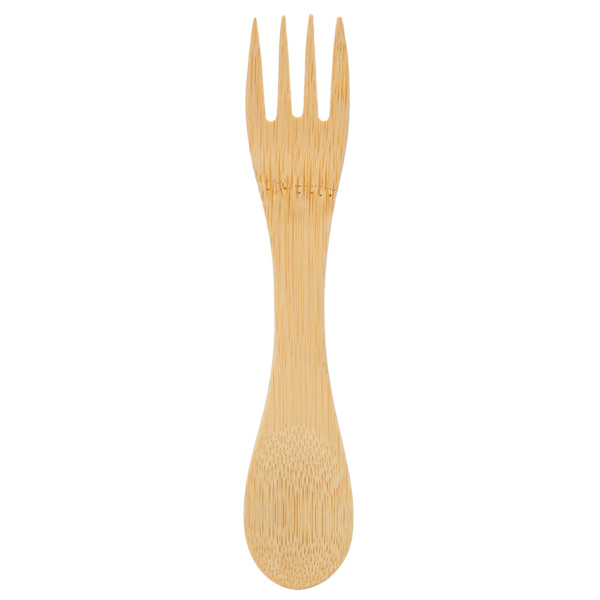 2 i 1 køkkenredskaber varmebestandig ske gaffel intergrade redskab til hjem restaurant16.8x3x2.8cm