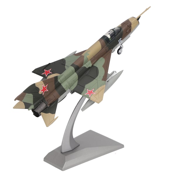 1:72 Gjutmodell av flygplan med displaystativ Hög simulering Kompakt legering Flygplan Jaktmodell