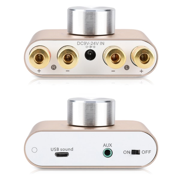 Mini Bluetooth Power Digital Forstærker 100W Hifi Stereo Audio Player Amp EU-stik