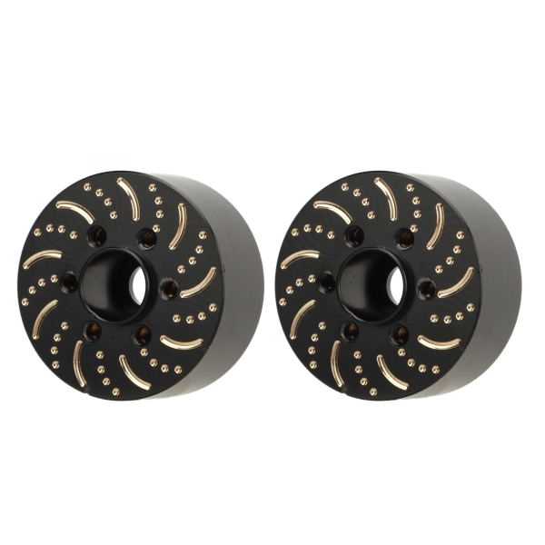 Mässing hjulvikter Mässing 6-håls hjul Hexnav Adapter Vikt för 1,9 tum 2,2 tum Beadlock hjulfälg 18,5 mm