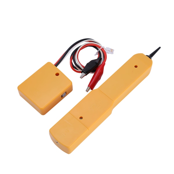 Bärbar RJ11 Nätverkskabel Tester Toner Wire Tracker Tone Line Finder Detektor Nätverksverktyg