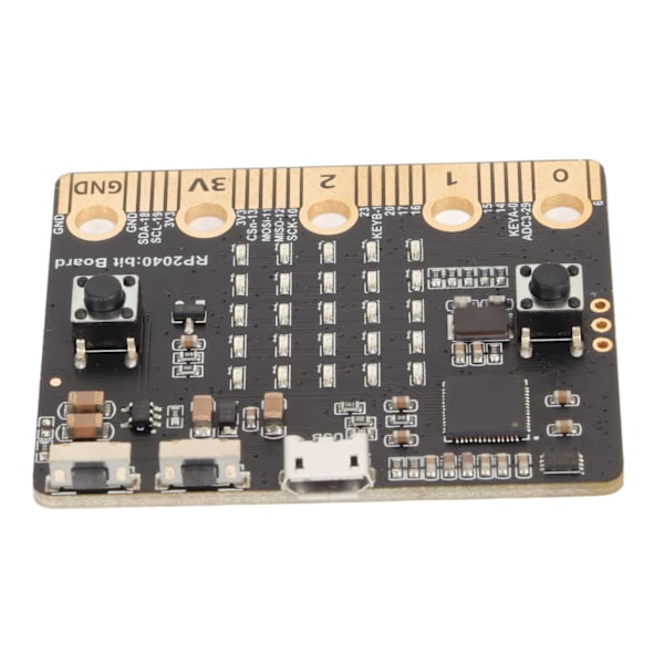 RP2040 Micro Bit Udviklingskort til Raspberry PICO med LED-lys til programmering af computerspil, robotstyring