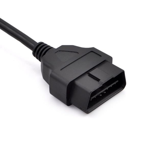 1,5 metrin OBD-II OBD2 16-nastainen uros-naaras jatkokaapeli