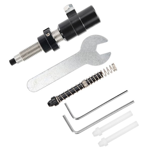 Recurve Bow Stabilisator Sidokudde Kolv Aluminiumlegering plast med installationsverktyg