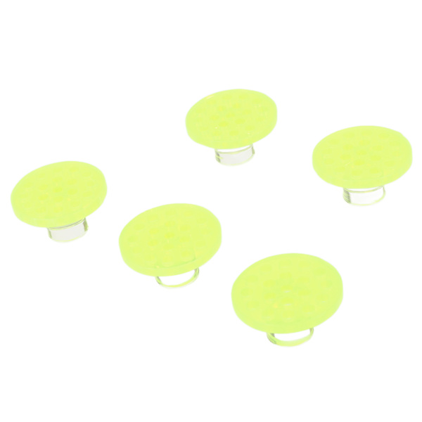 5 stk Koralfrag Plugs Fluorescerende Grøn Rund Form Akryl Koralfrag Holder Base til Akvarium Fiskekum