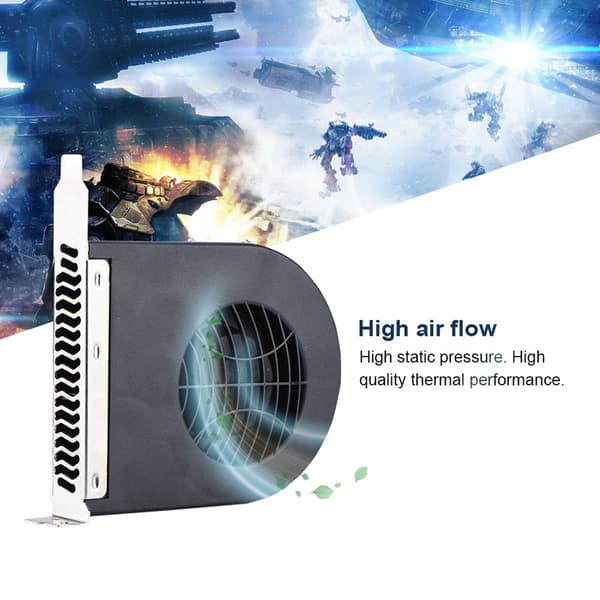 Mini System PCI Slot Blæser CPU Kabinet DC Køleventilator Nye Køleventilatorer PCI Til Computer