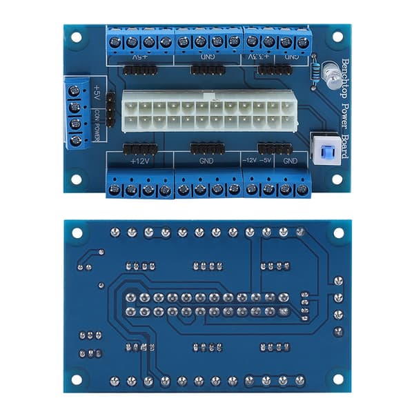 24/20Pin ATX Strömförsörjning Bench Top Breakout Board Moduladapter för Dator PC