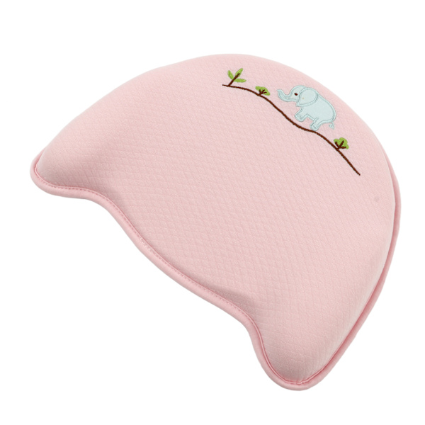 Baby Shaping Pillow Mjuk Andningsbar Ergonomisk Förebygga Platt Huvud Amning Sovkudde Rosa 11,61 X 9,06 X 0,79in