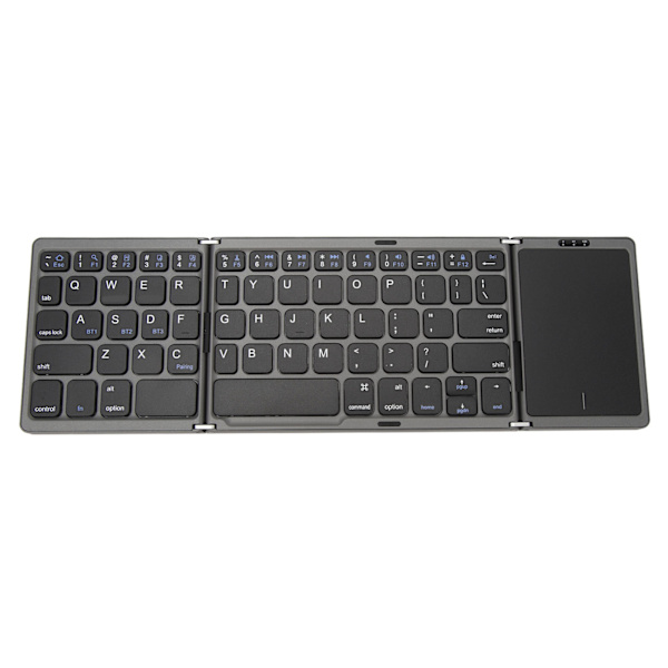 Sammenleggbart Bluetooth-tastatur Bærbart trådløst sammenleggbart tastatur med pekeplate for Windows for Android